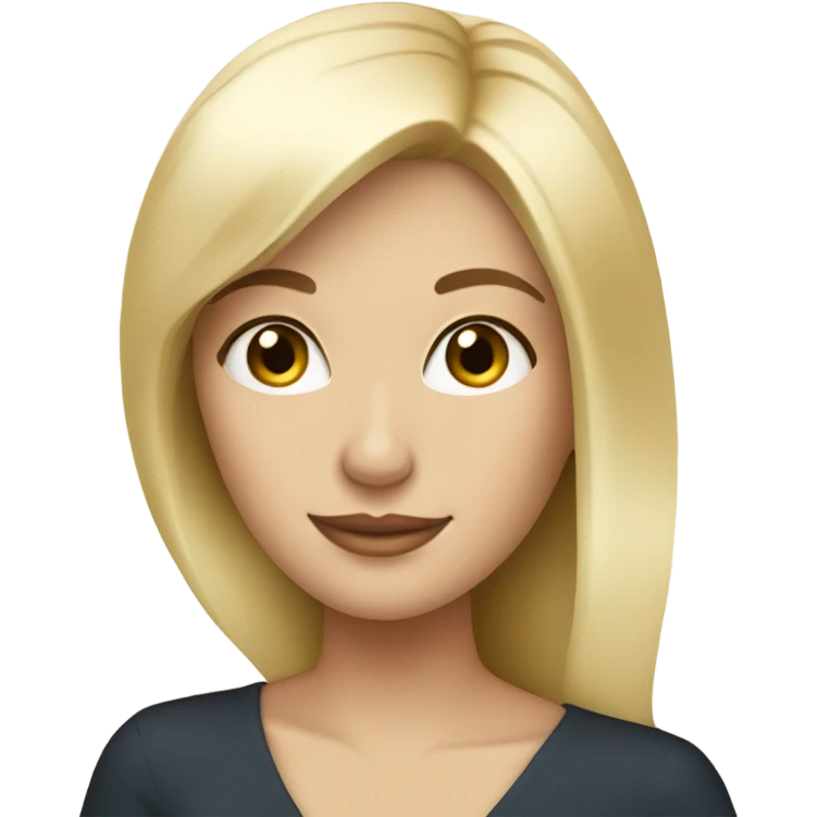 Pretty white blonde woman with champagne emoji
