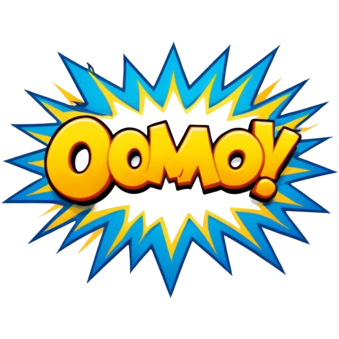 Comic book onomatopoeia￼ emoji