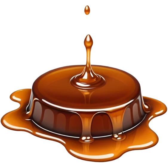 Puddle of oily sauce emoji