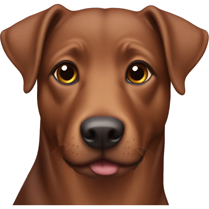 brown kelpie cross labrador emoji