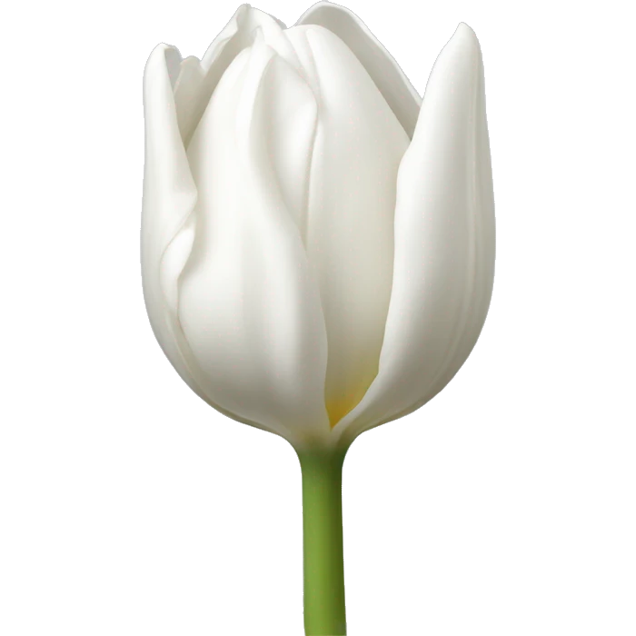 white tulip emoji