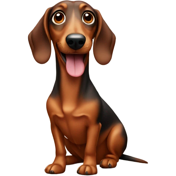 Sausage dog  emoji