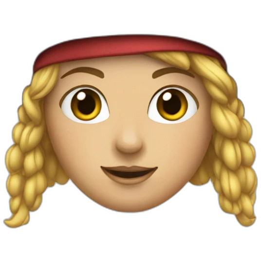 a pirate girl emoji