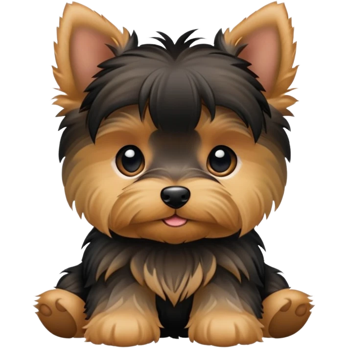 Yorkie puppy emoji