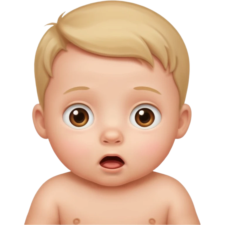 baby boy surprise face emoji