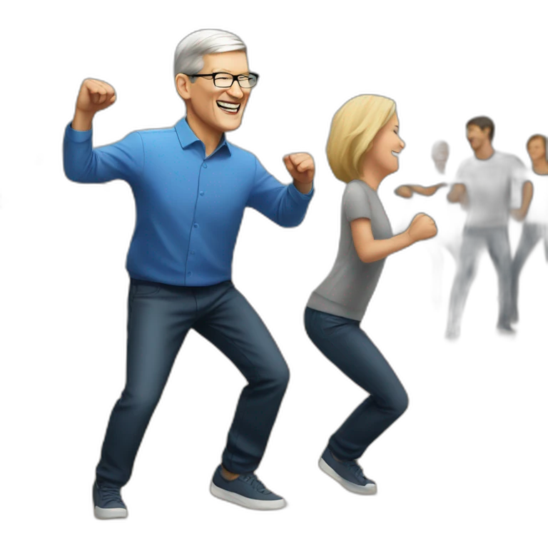 Tim cook dancing emoji