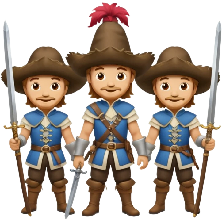 3 musketeers emoji