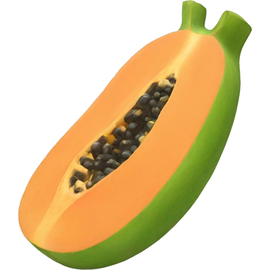 Papaya emoji