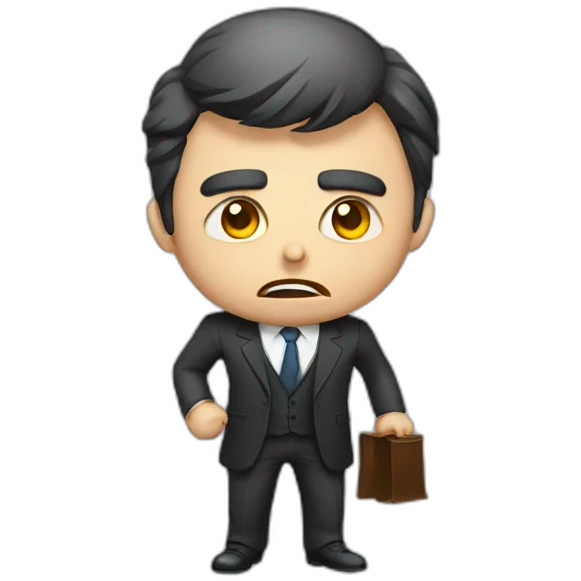Lawyer angry money emoji