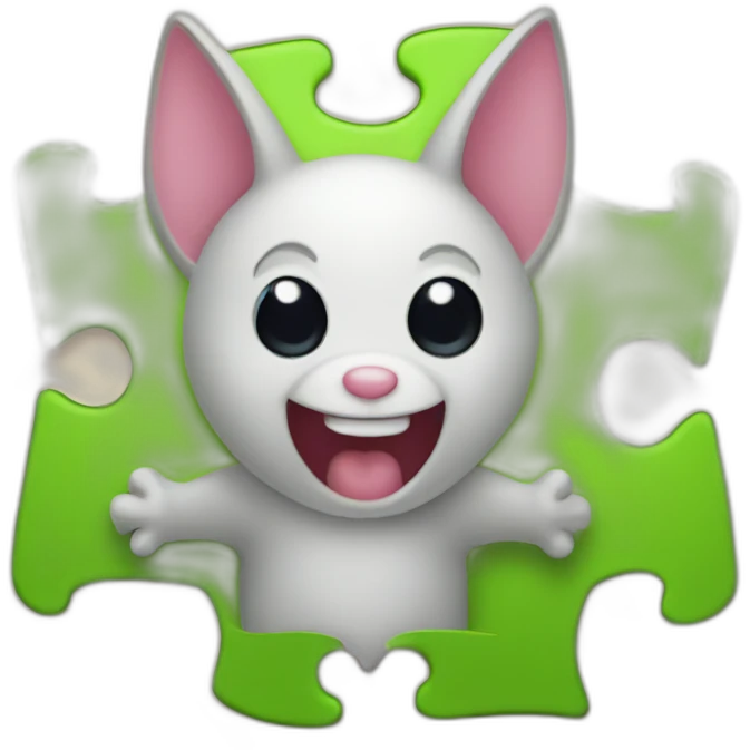 puzzle autism bat emoji
