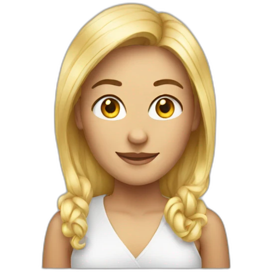 nice looking female emoji