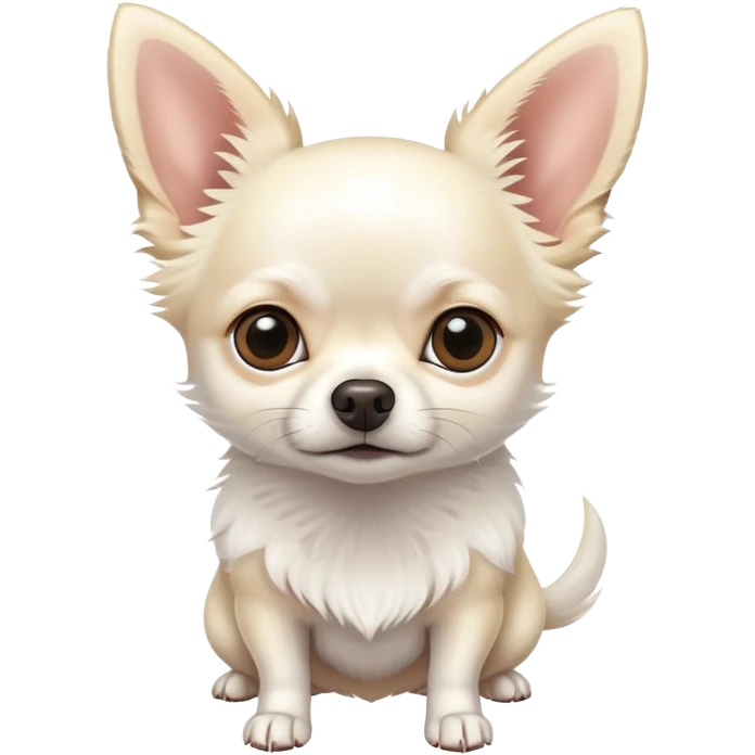 White chihuahua emoji