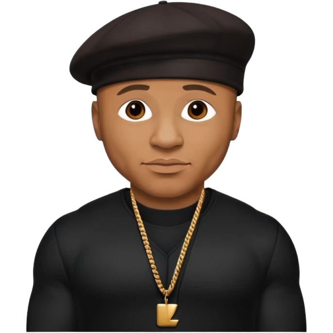 LL Cool J with black outfit emoji