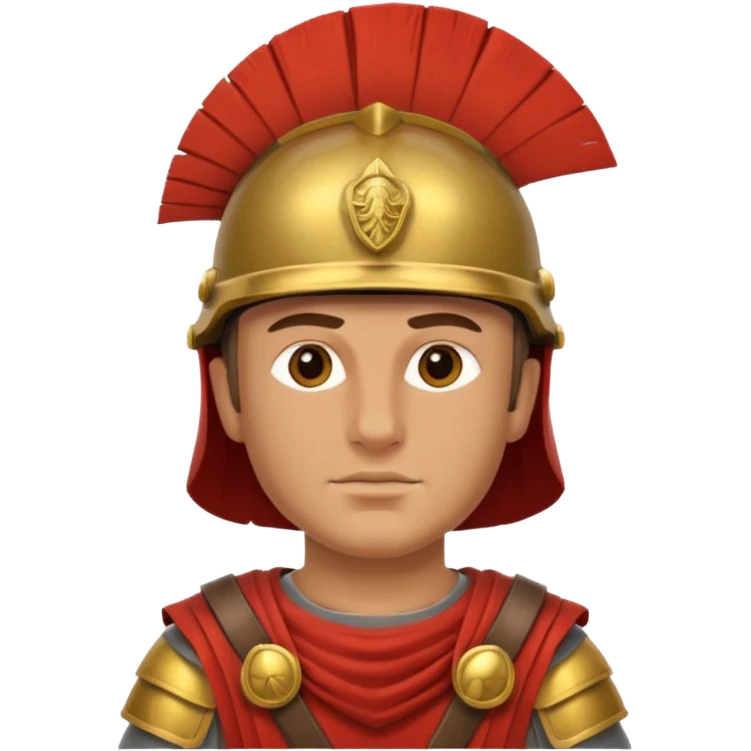roman soldier with helmet emoji