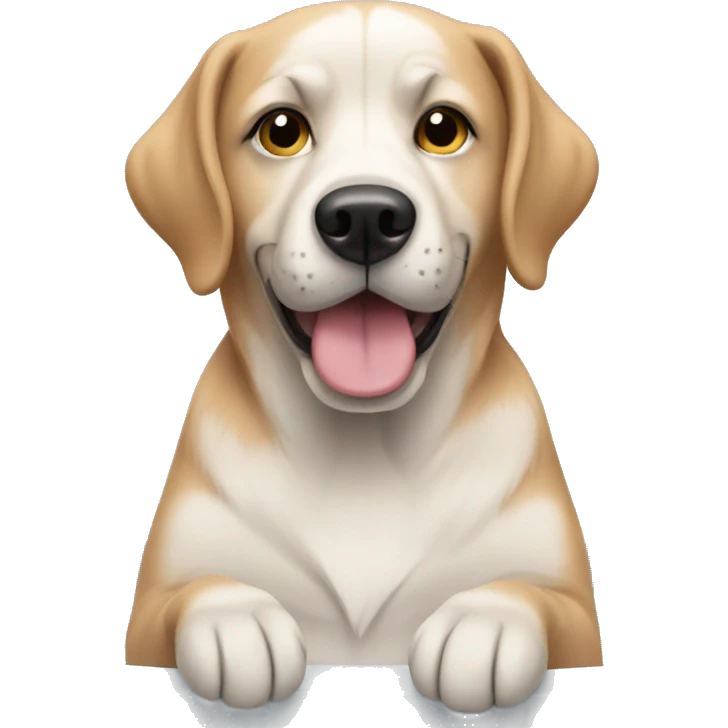 Dog having spa day emoji