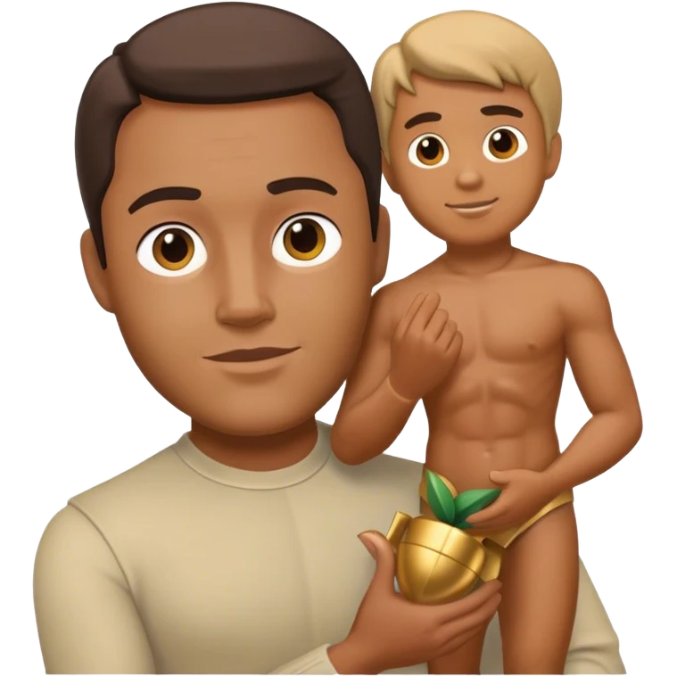 Mike Madison holding Oskar statue  emoji