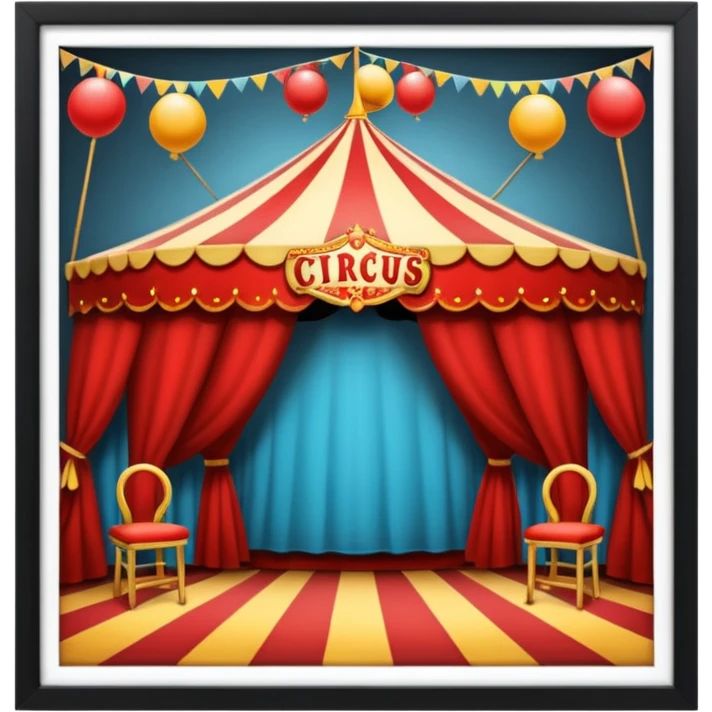 circus backstage emoji