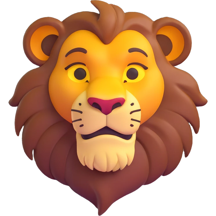 The Lion King logo emoji