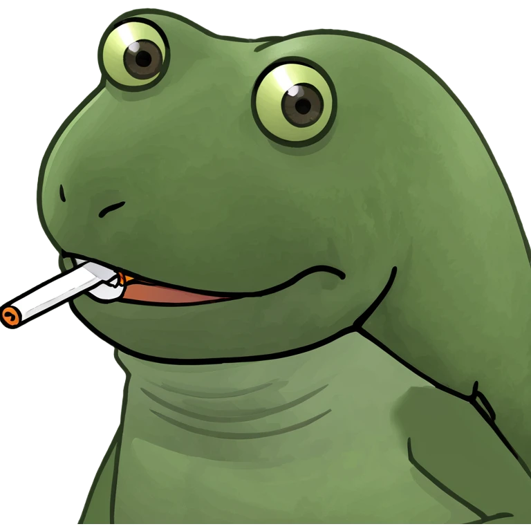 Roach with a joint emoji