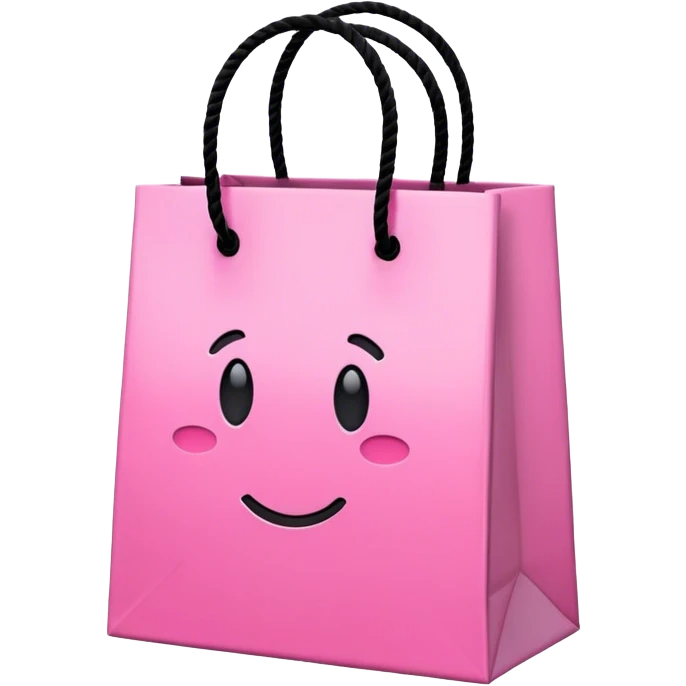 Pink Gift mag with black rope  emoji