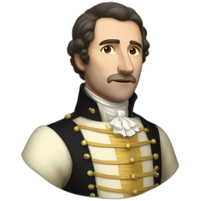 The Nobleman with his Hand on his Chest emoji