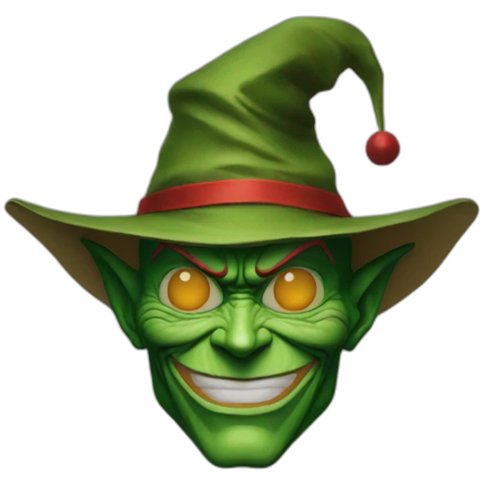 green goblin mask as maga hat emoji