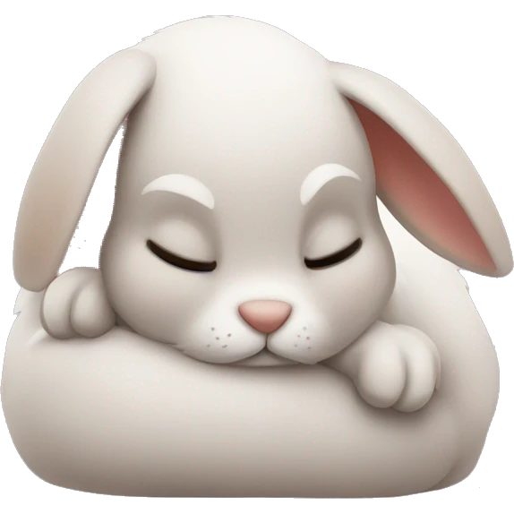rabbit sleepy emoji