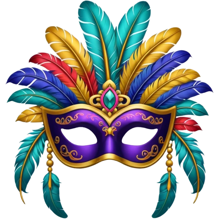 Festival themed Mask emoji
