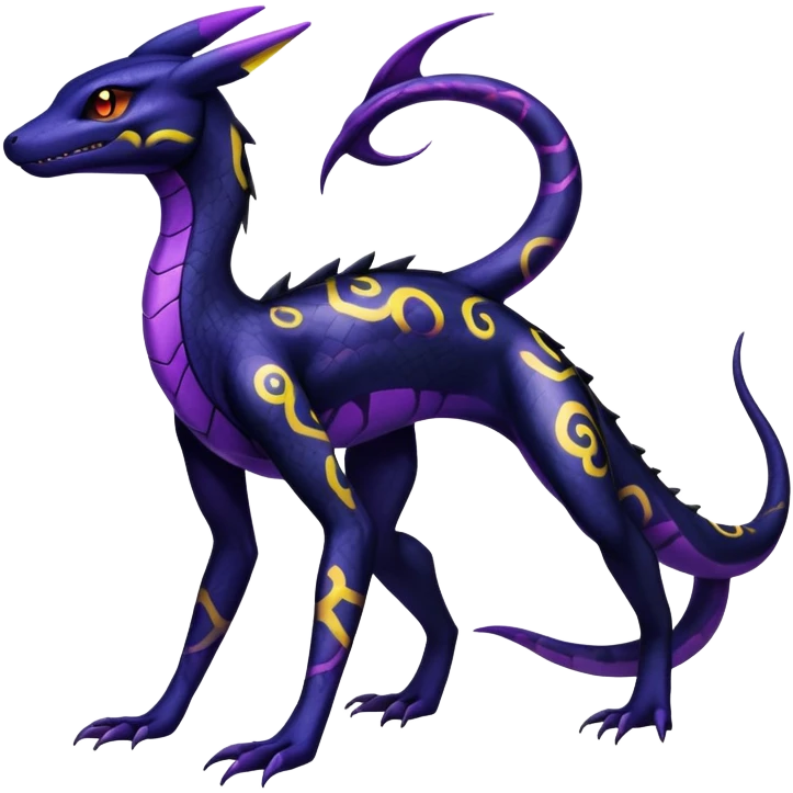 Salazzle-Salandit-Umbreon-Fakémon-hybrid-creature (full body) 4 legs emoji