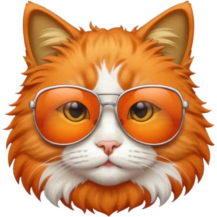 Cat wearing sunglasses emoji
