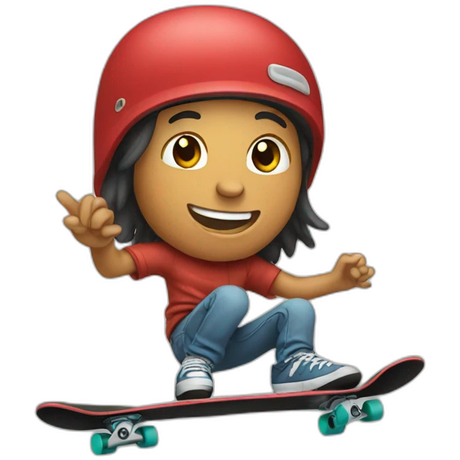 Skateboarder emoji