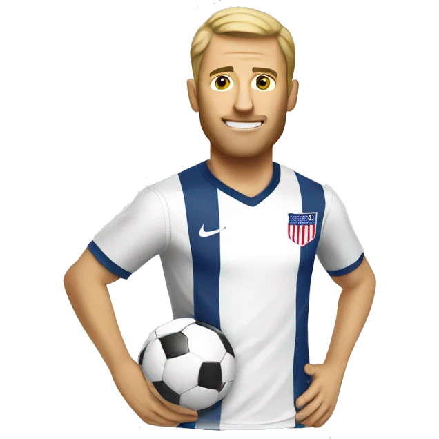 USA white man soccer emoji