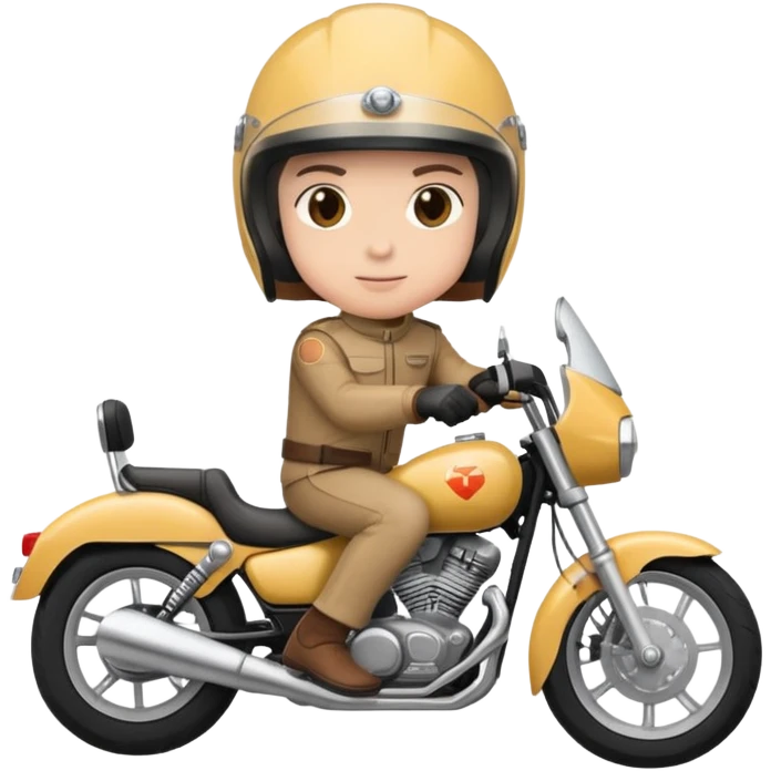 Sitting on a motorcycle  emoji