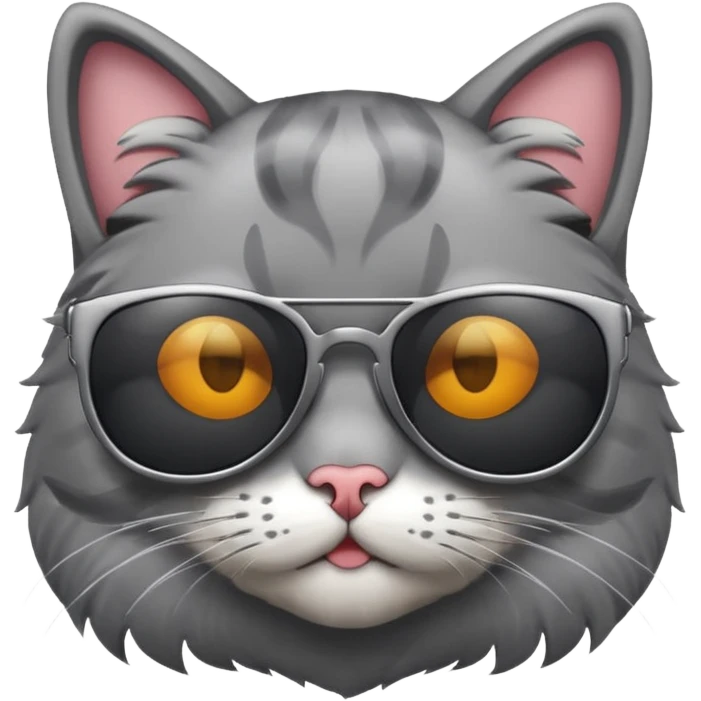 Cat wearing sunglasses emoji