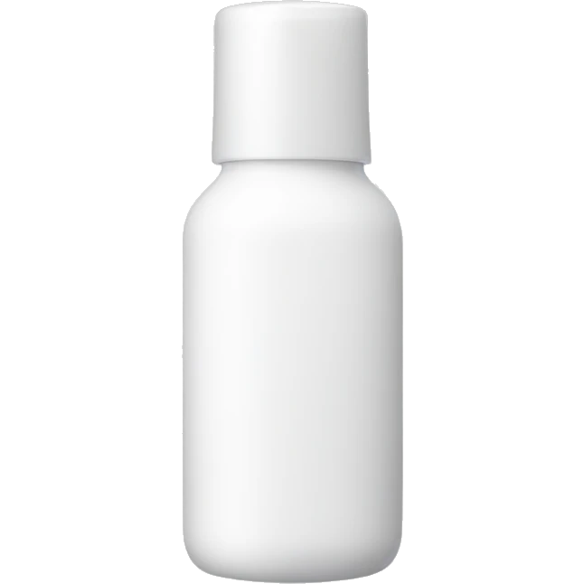 white skincare bottle emoji