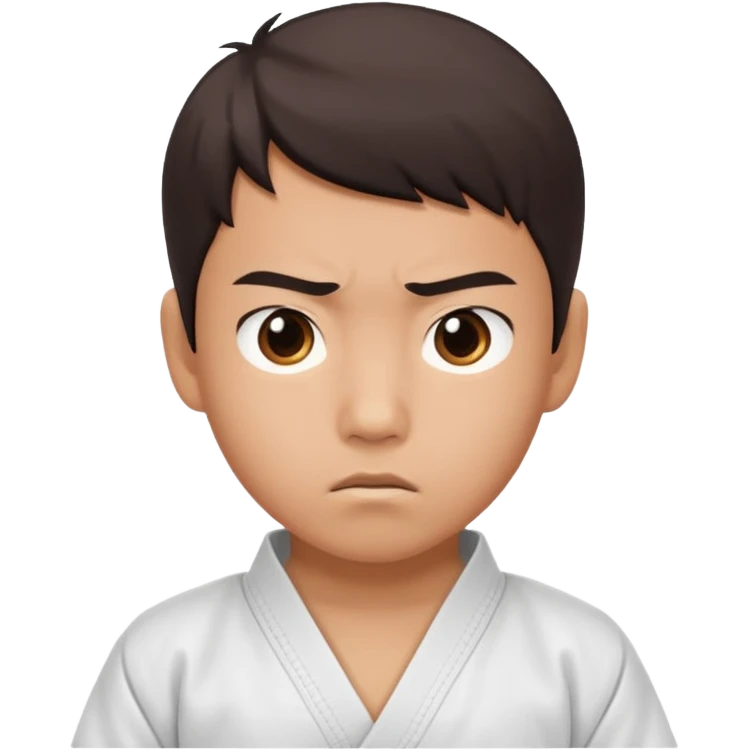 karate boy, asian emoji