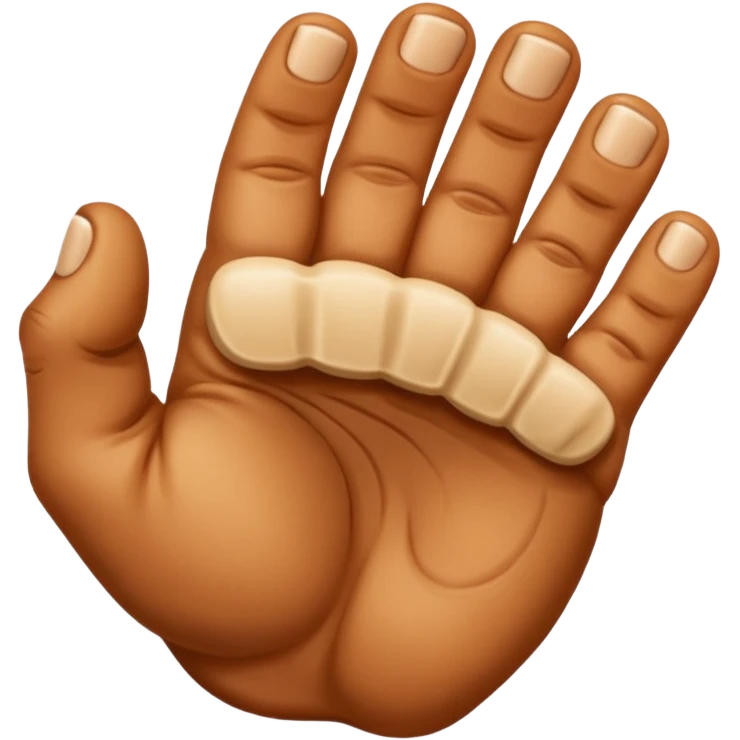 strong veiny knuckle emoji