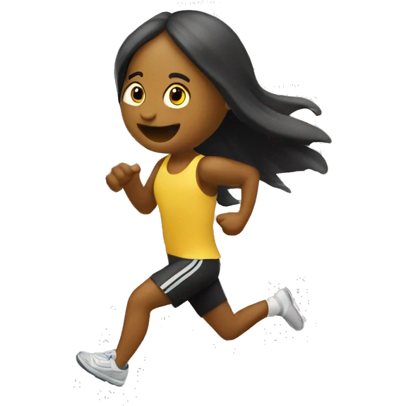 writing and reading a book while running emoji