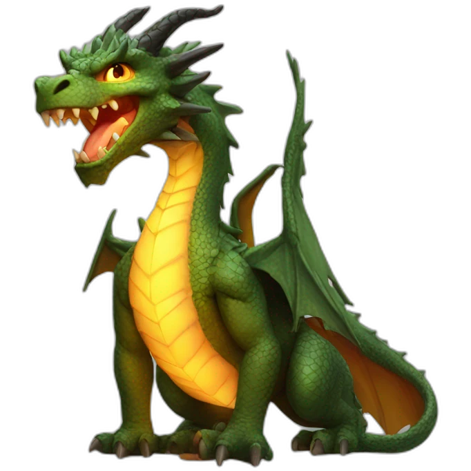 Dragon feu emoji
