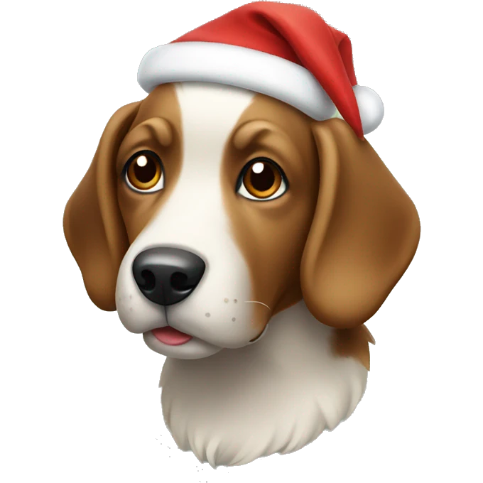 christmas dog emoji