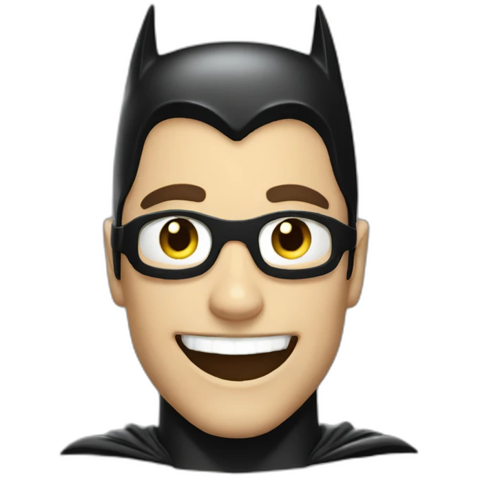 smiling batman emoji