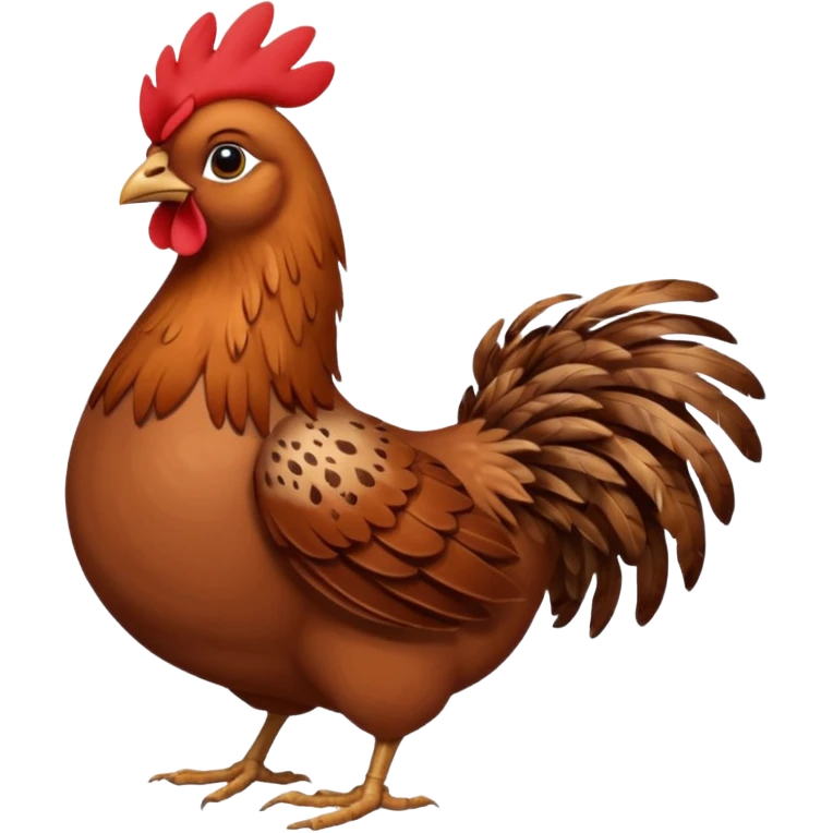 Cinnamon Queen hen emoji