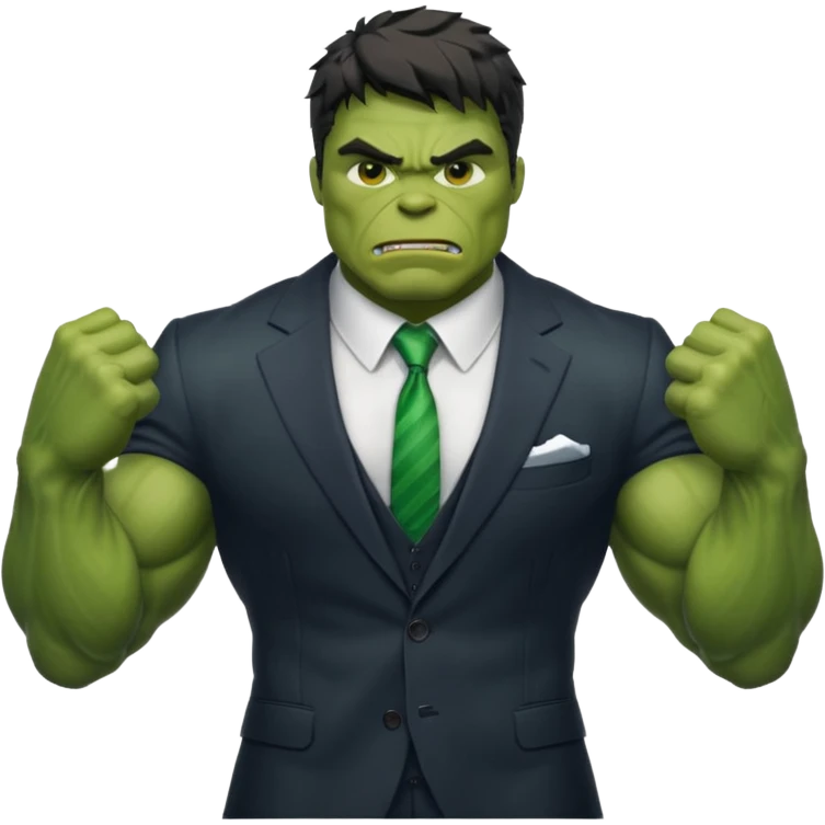 Hulk on shuit emoji