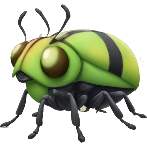 a cute bug  emoji
