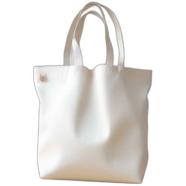 tote bag white emoji