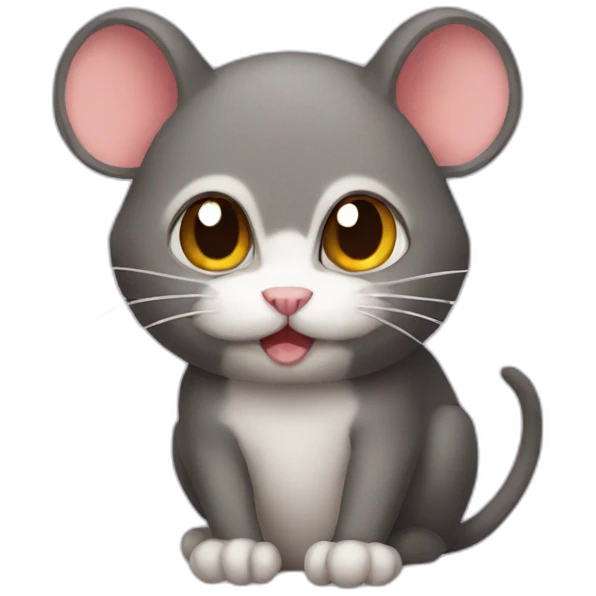 Cat rat emoji
