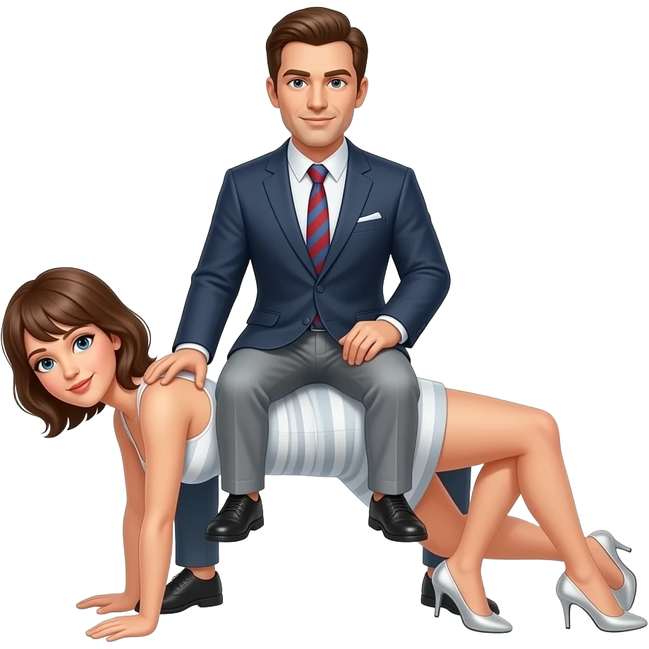 Men’s on top of women emoji