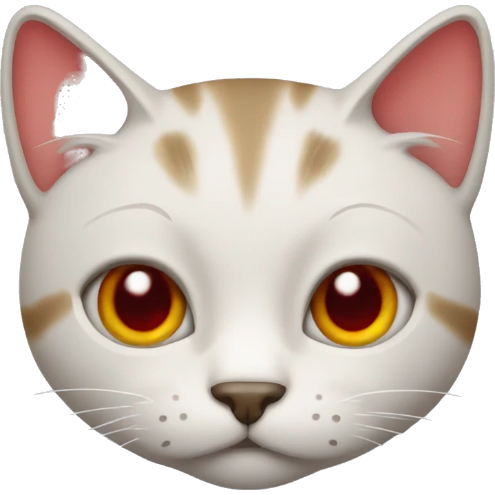 cat with red tired eyes  emoji