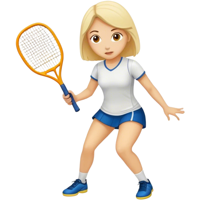 girl playing squash emoji