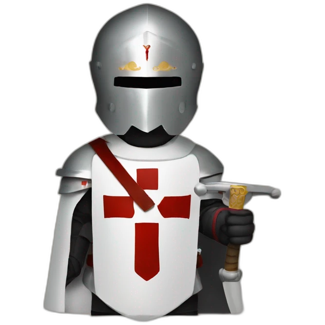 Knights Templar with sword emoji